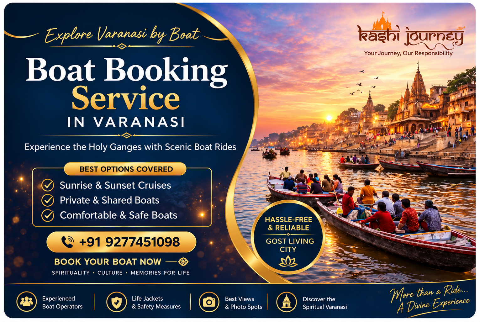 Boat Booking Service In Varanasi